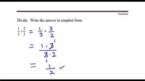 2 divided by 1 3 in fraction form